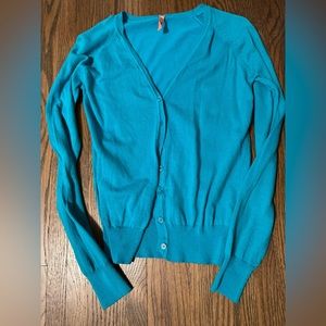 Turquoise Cardigan